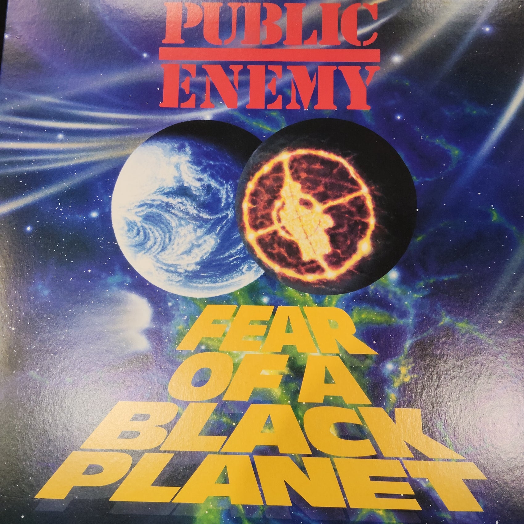 PUBLIC ENEMY - FEAR OF A BLACK PLANET (USED VINYL 2014 EURO M- M-)