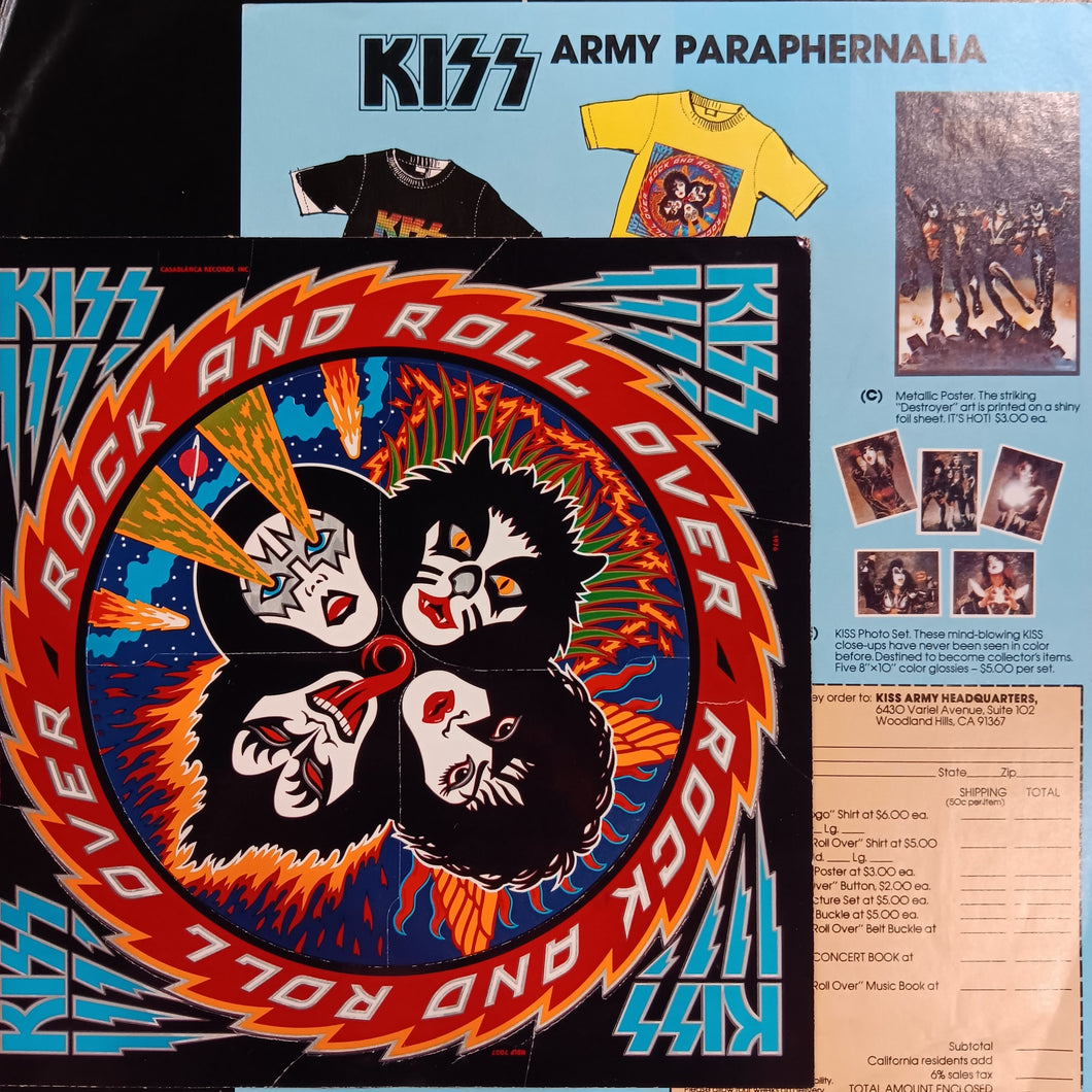 KISS - ROCK AND ROLL OVER (USED VINYL FIRST PRESSING M- M-)