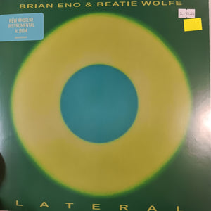 BRIAN ENO AND BEATIE WOLFE - LATERAL VINYL