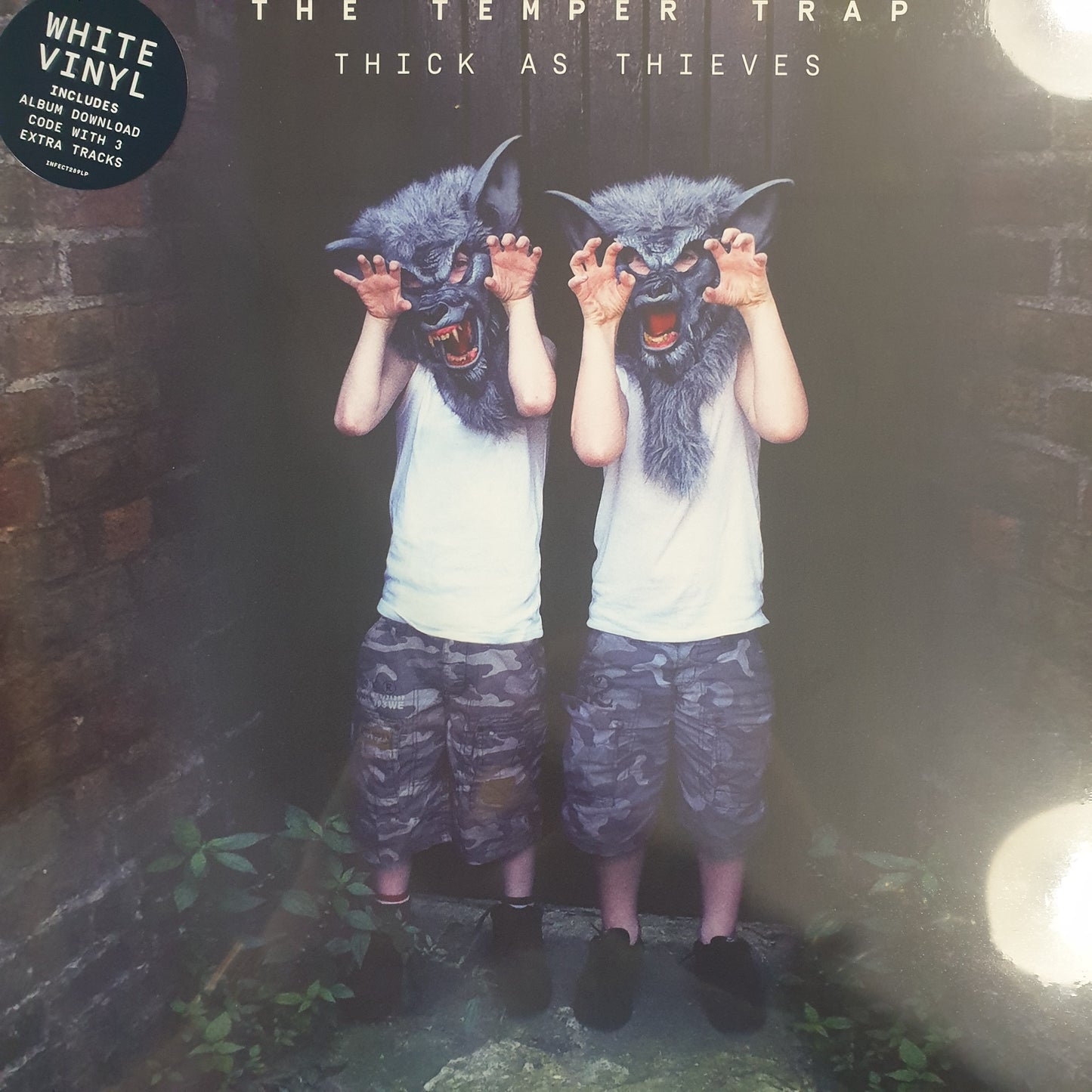 TEMPER TRAP - THICK AS THIEVES (WHITE COLOURED) VINYL
