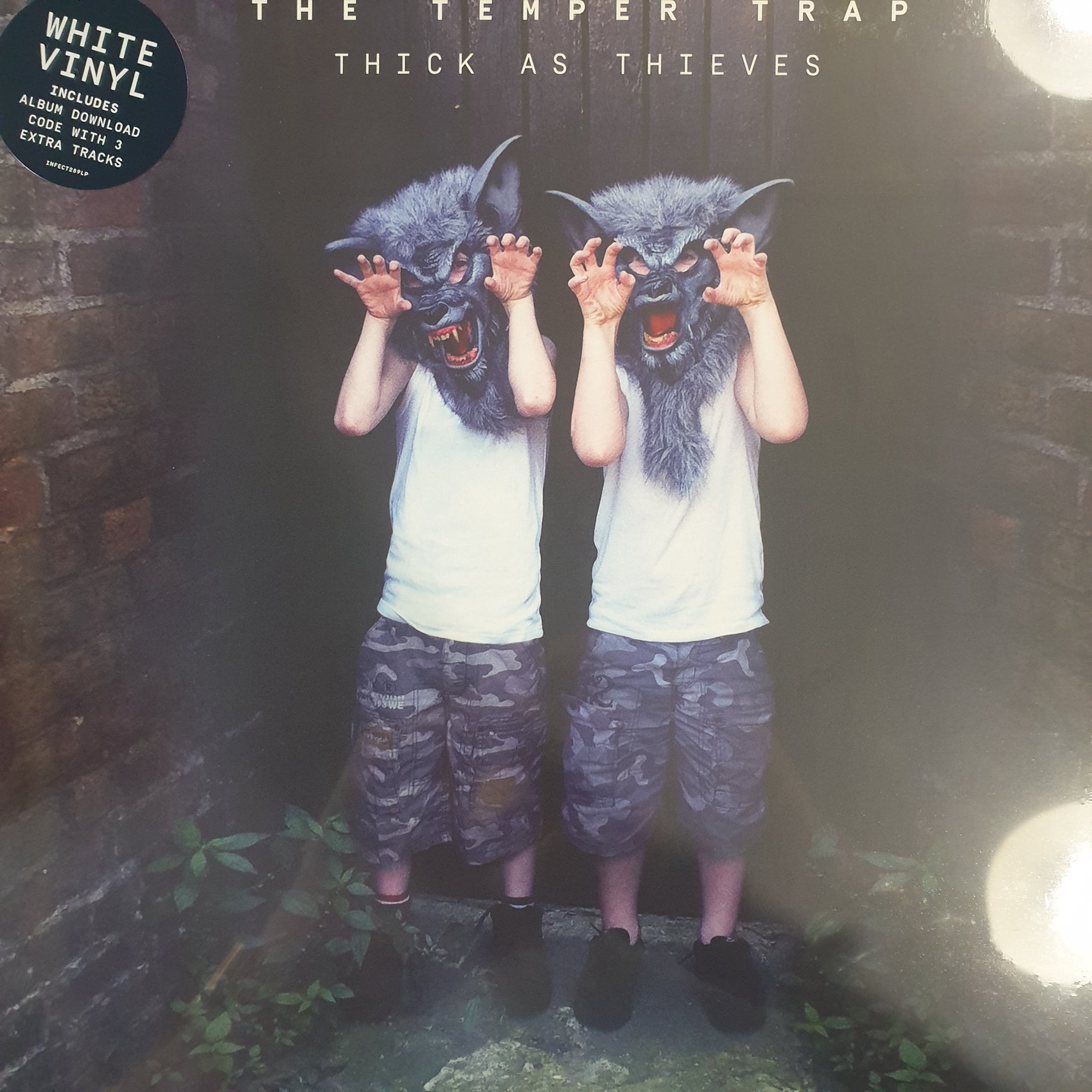 TEMPER TRAP - THICK AS THIEVES (WHITE COLOURED) VINYL