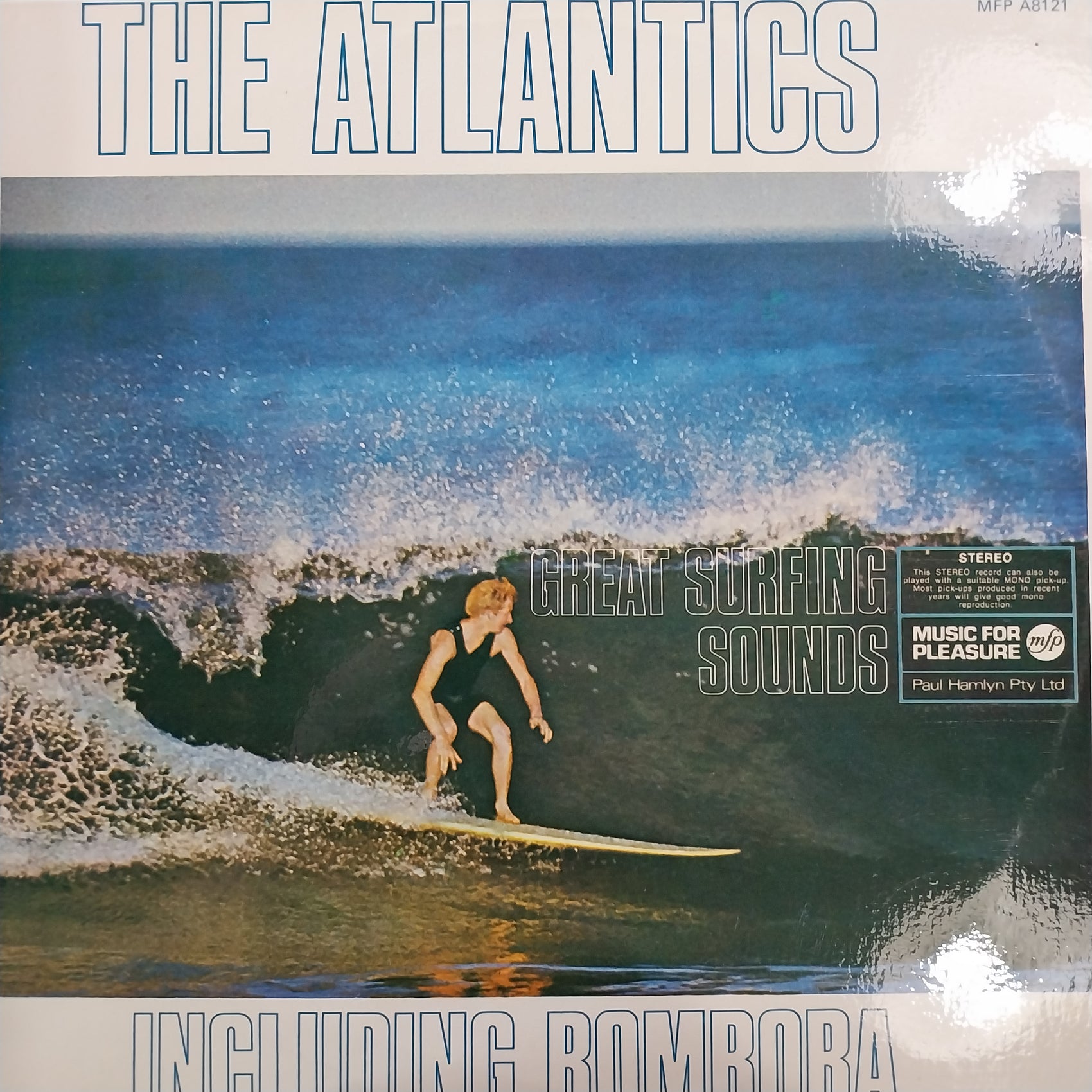 ATLANTICS - INCLUDING BOMBORA (USED VINYL 1972 AUS M- EX)