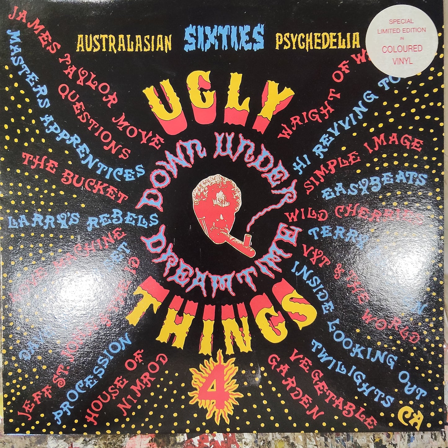 VARIOUS - UGLY THINGS, DOWN UNDER DREAMTIME (USED VINYL 1989 AUS BLUE M- M-)