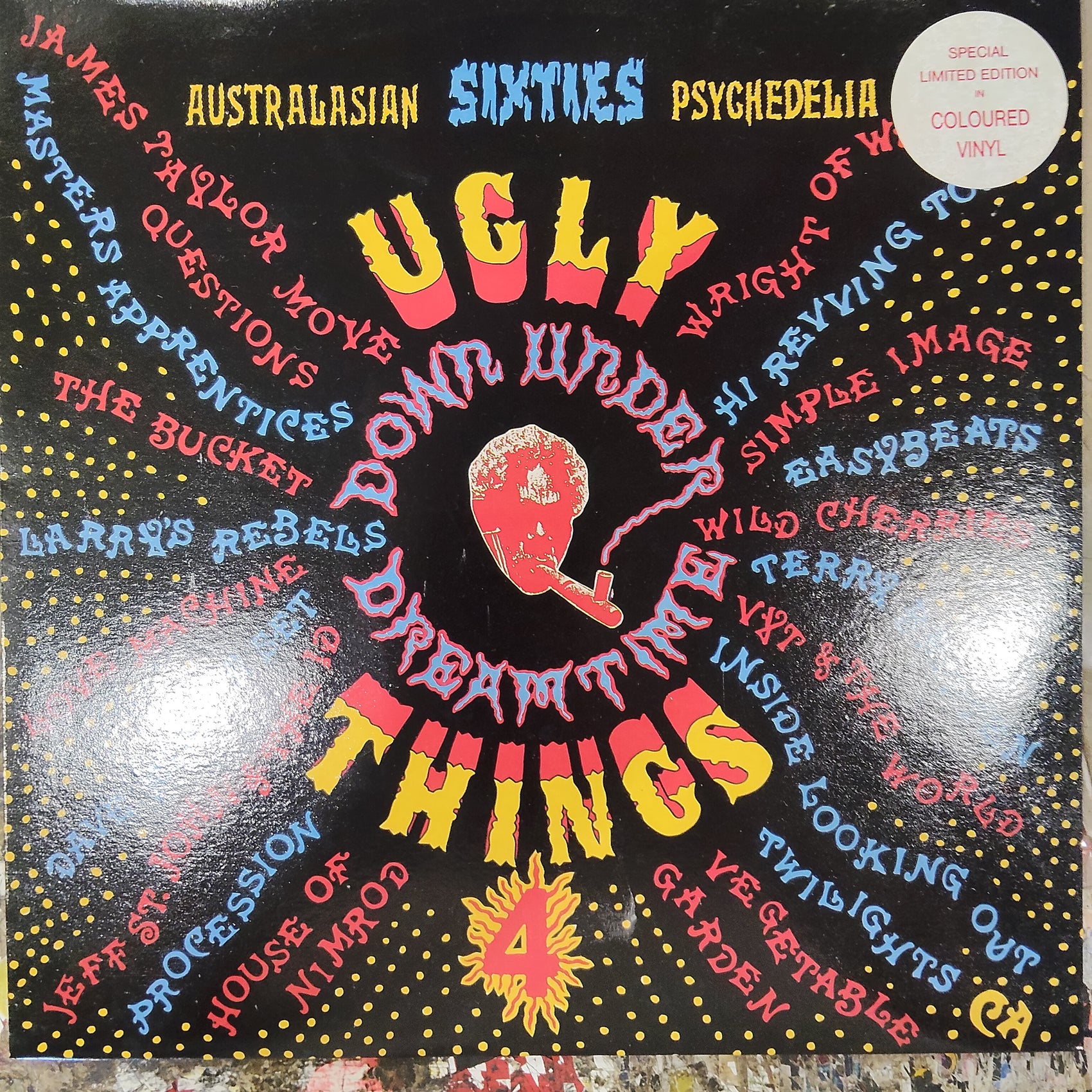 VARIOUS - UGLY THINGS, DOWN UNDER DREAMTIME (USED VINYL 1989 AUS BLUE M- M-)