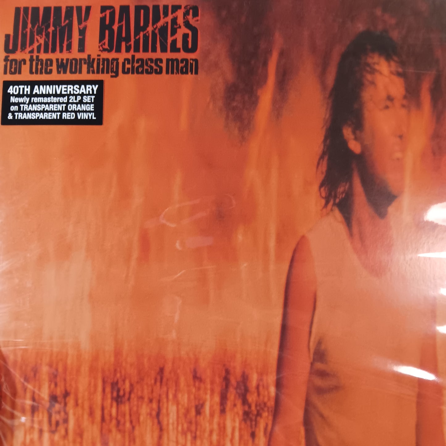 JIMMY BARNES - FOR THE WORKING CLASS MAN (ORANGE AND RED COLOURED (2LP) VINYL