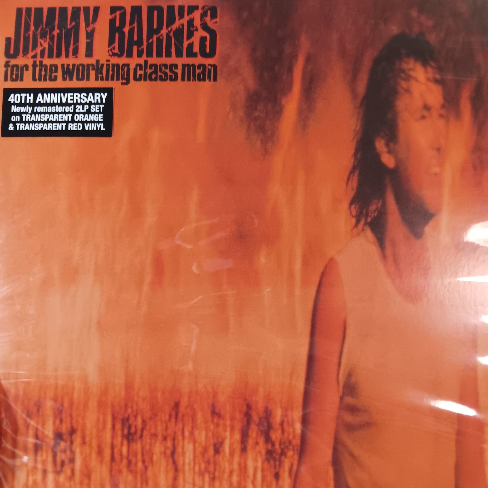 JIMMY BARNES - FOR THE WORKING CLASS MAN (ORANGE AND RED COLOURED (2LP) VINYL