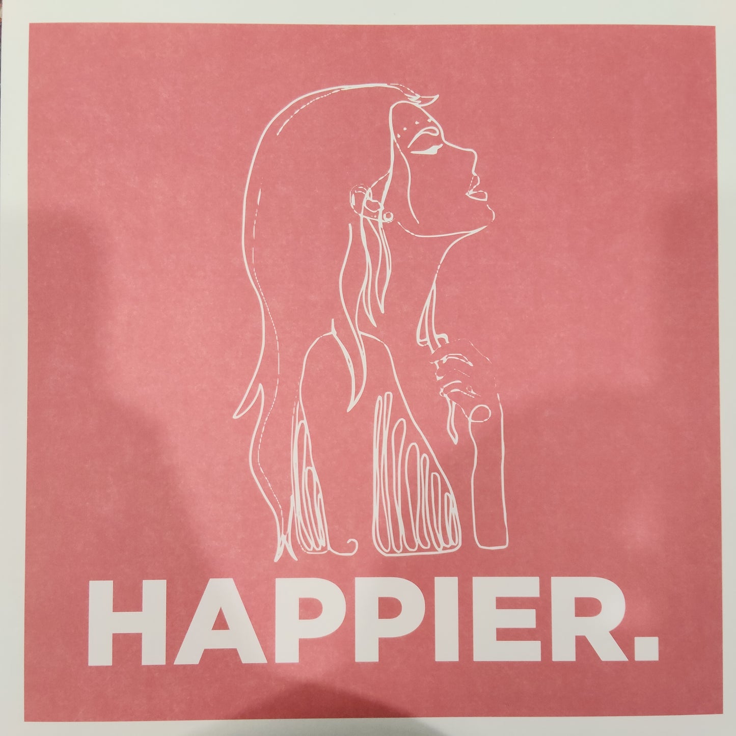 AS DECEMBER FALLS - HAPPIER (USED VINYL 2024 EURO PINK/ORANGE RSD M- M-)
