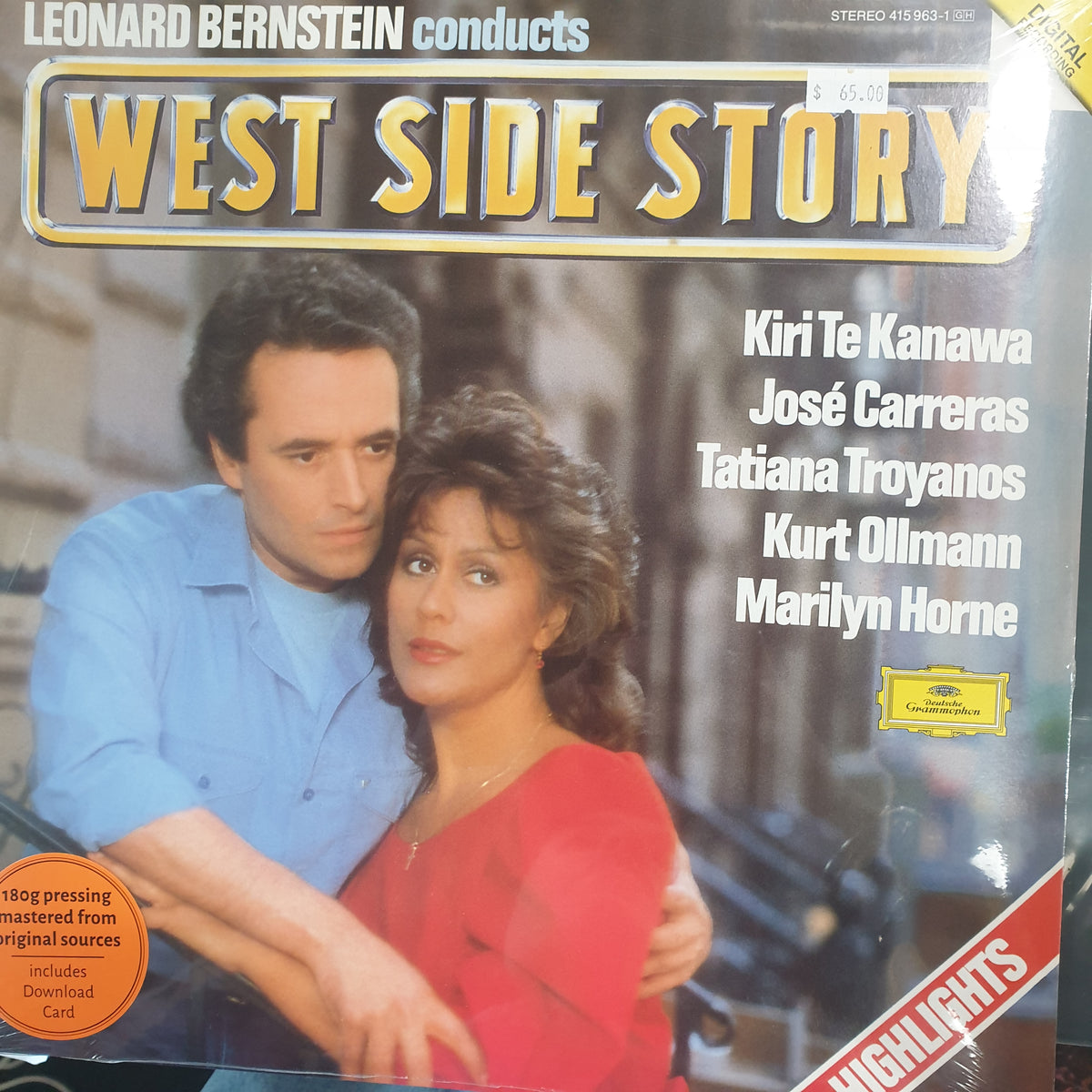 LEONARD BERNSTIEN - WEST SIDE STORY SOUNDTRACK VINYL