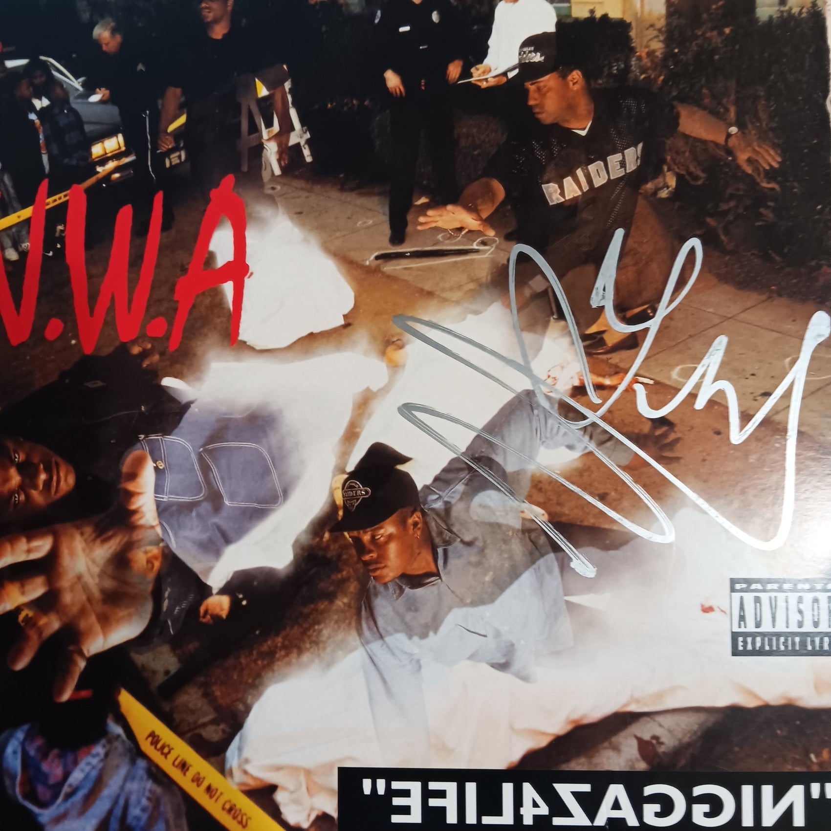 N.W.A. - N*****4LIFE (SIGNED BY YELLA) (USED VINYL 2015 EURO MINT-/EX)