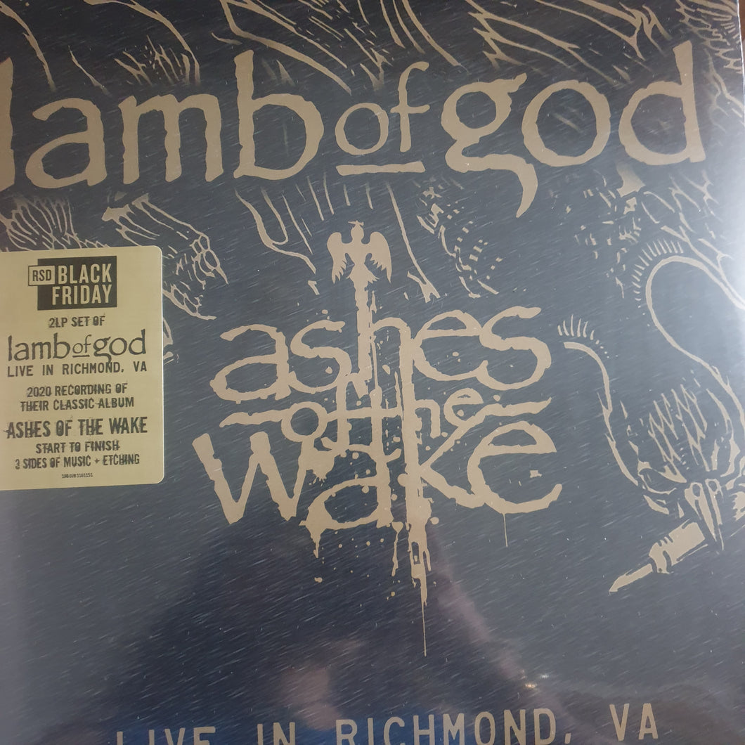 LAMB OF GOD - LIVE IN RICHMOND, VA (2LP) RSD BLACK FRIDAY 2024 VINYL