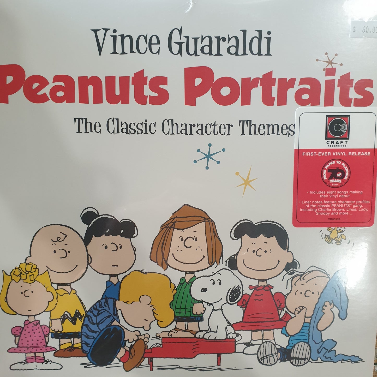 VINCE GUARALDI TRIO - CHARLIE BROWN: PEANUTS PORTRAITS VINYL LP