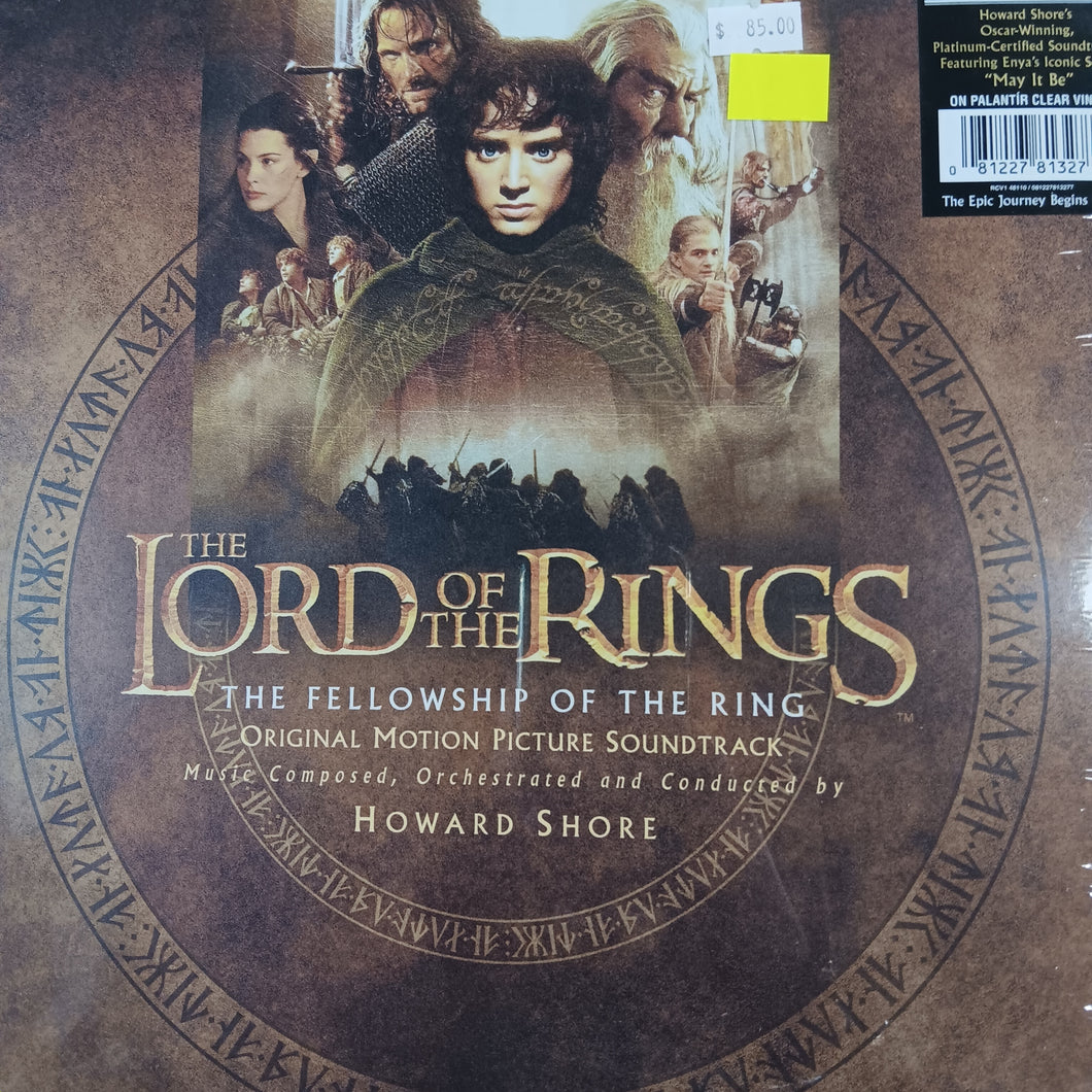 VARIOUS ARTISTS - LORD OF THE RINGS - THE FELLOWSHIP OF THE RING O.S.T. (CLEAR COLOURED) (2LP) VINYL