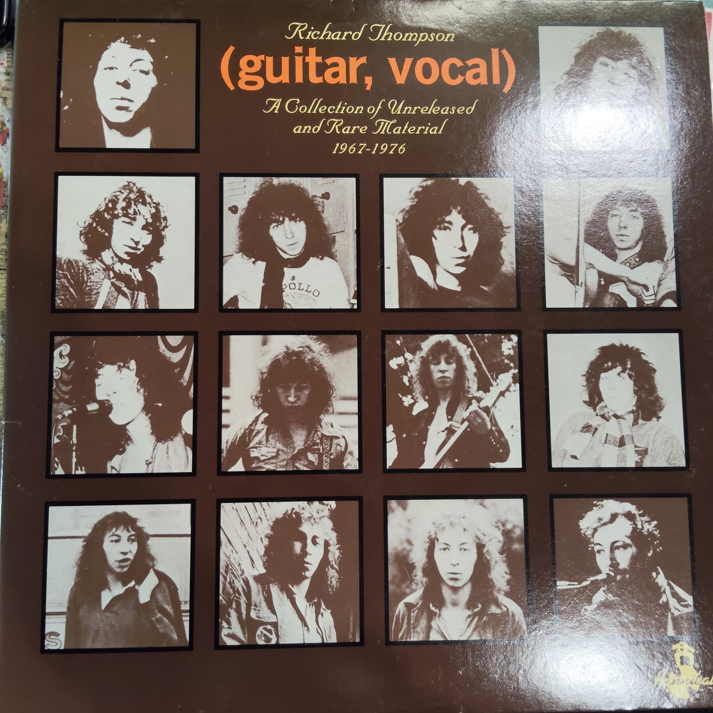 RICHARD THOMPSON - GUITAR, VOAL: A COLLECTION OF UNRELEASED AND RARE MATERIAL (USED VINYL 1976 U.K. 2LP M- EX+)