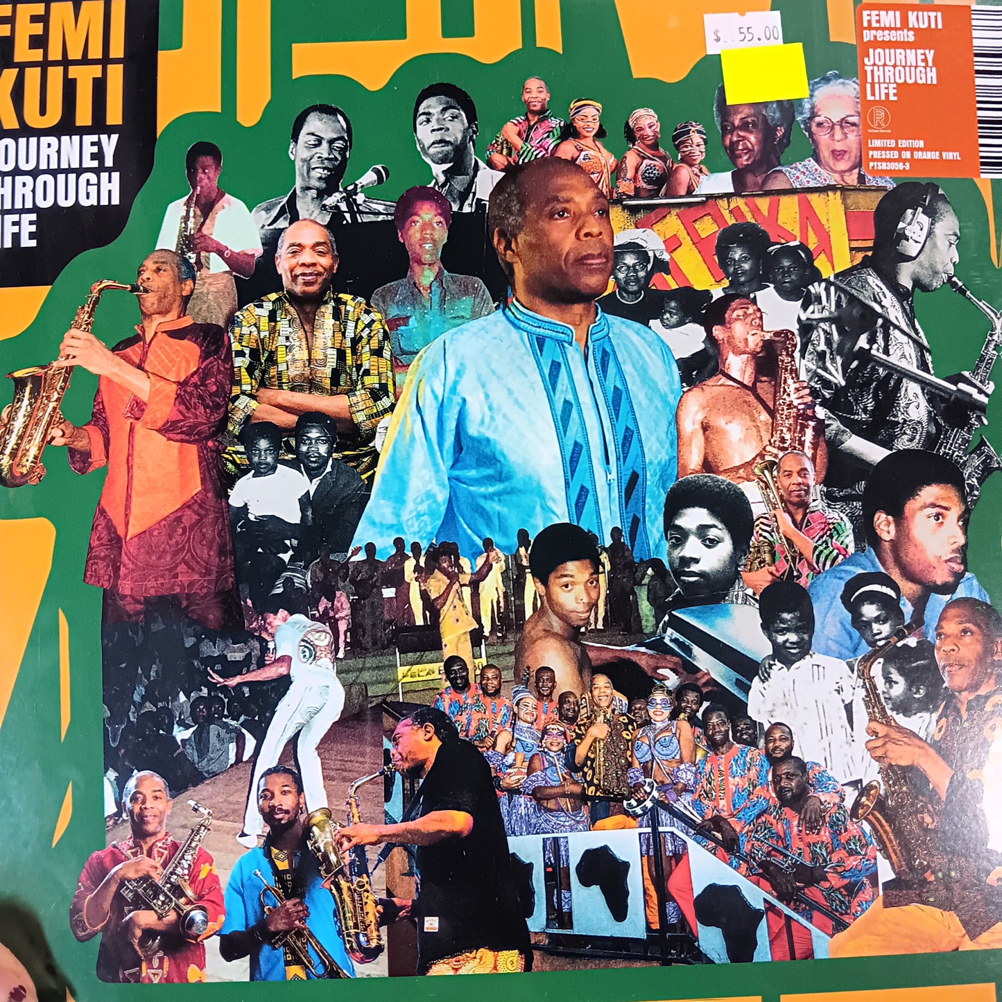 FEMI KUTI - JOURNEY THROUGH LIFE (ORANGE COLOURED) VINYL