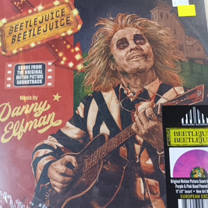 VARIOUS ARTISTS - BEETLEJUICE BEETLEJUICE OST (PINK AND PURPLE COLOURED) VINYL