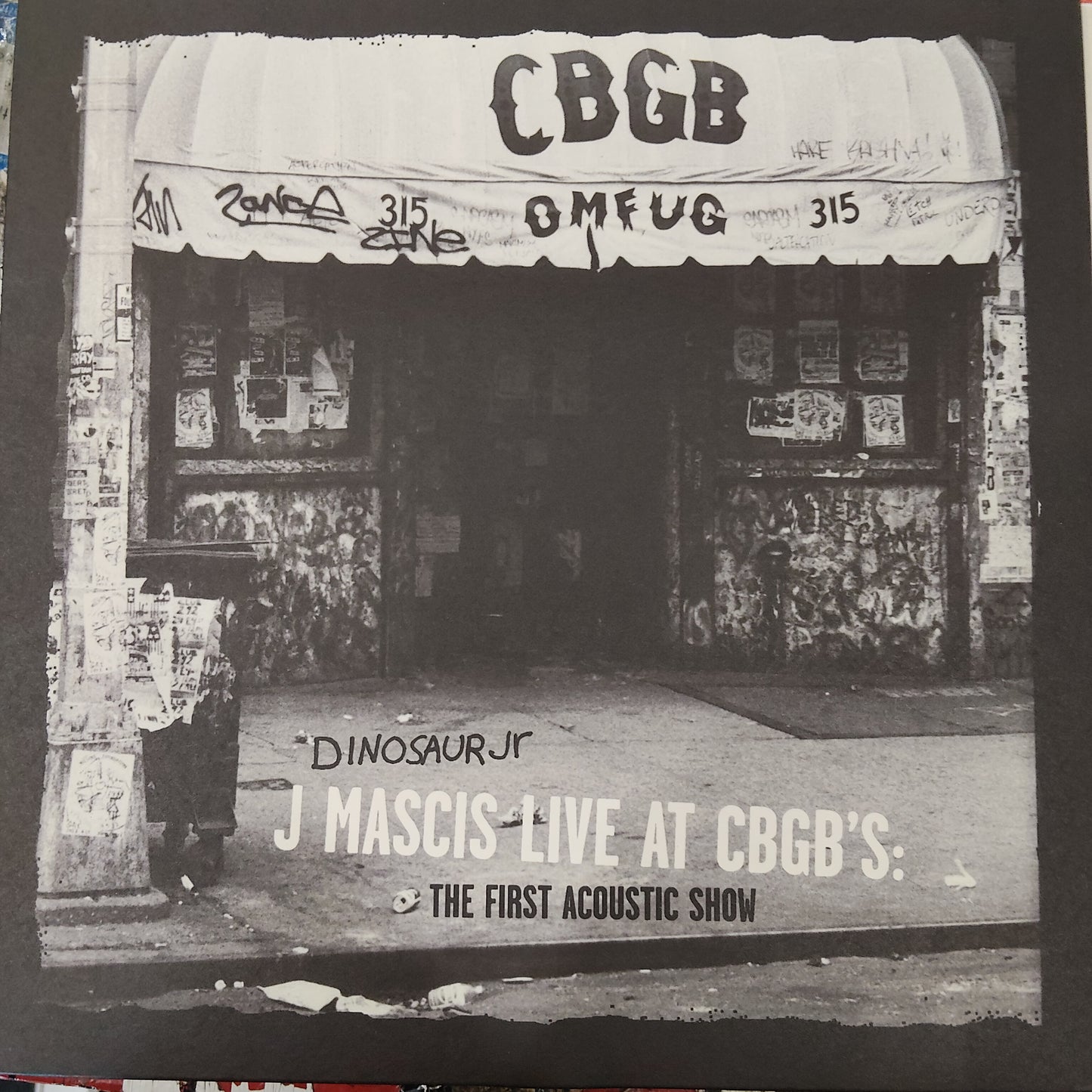 DINOSAUR JR. - J MASCIS LIVE AT CBGBS (USED VINYL 2014 EURO LMT ED M- EX+)