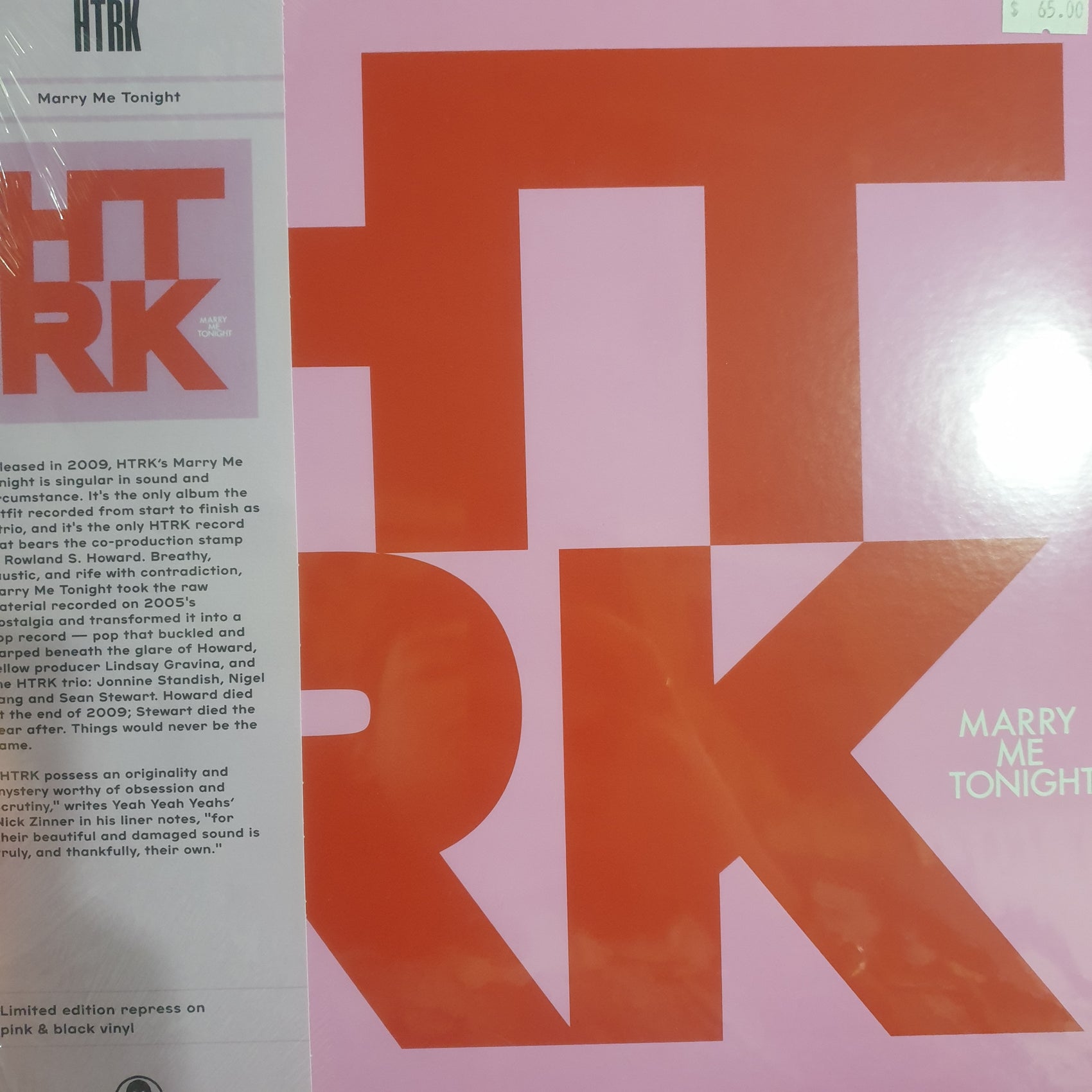 HTRK - MARRY ME TONIGHT (BLACK AND PINK COLOURED) VINYL
