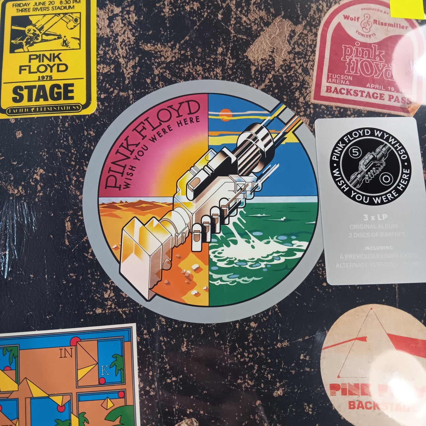 PINK FLOYD - WISH YOU WERE HERE (50th ANNIVERSARY) (3LP) VINYL