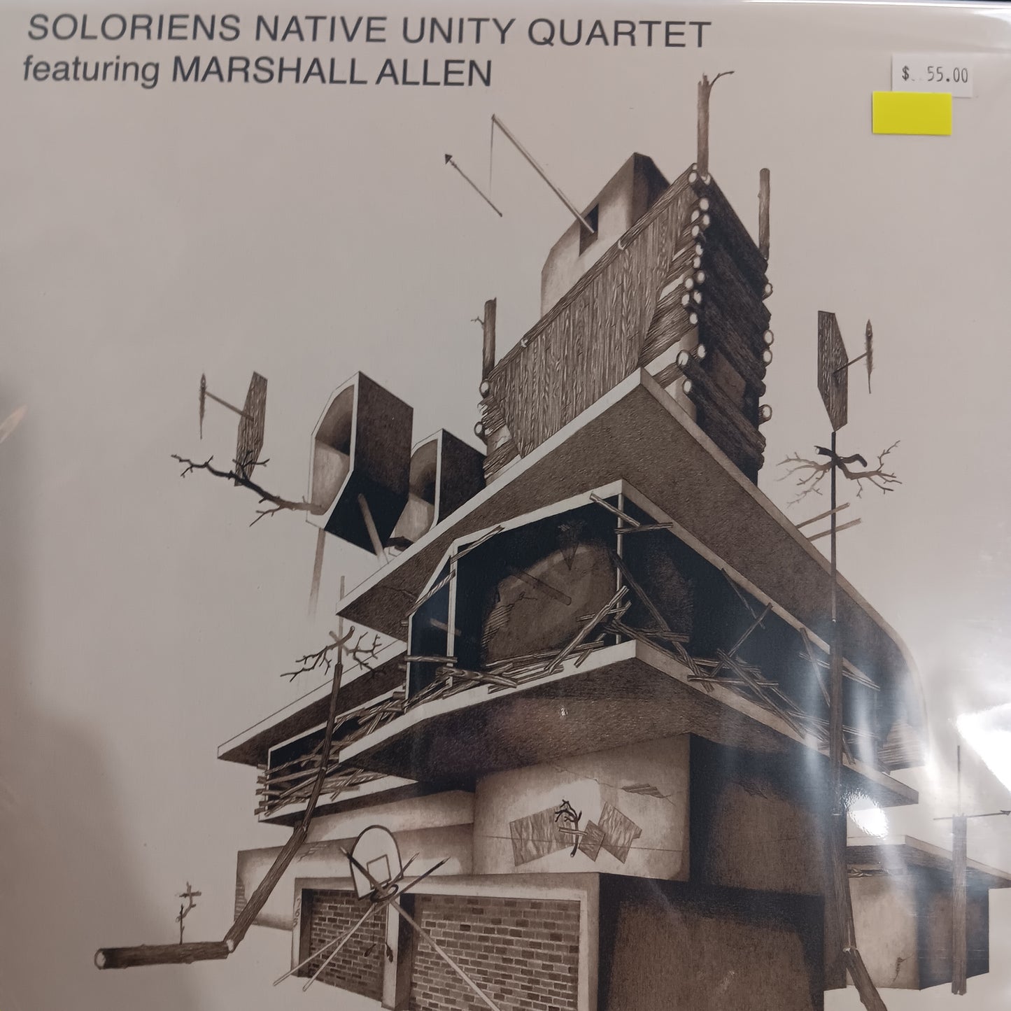 SOLORIENS NATIVE UNITY QUARTET FEATURING MARSHALL ALLEN - AERIALS AND ANTENNAS VINYL
