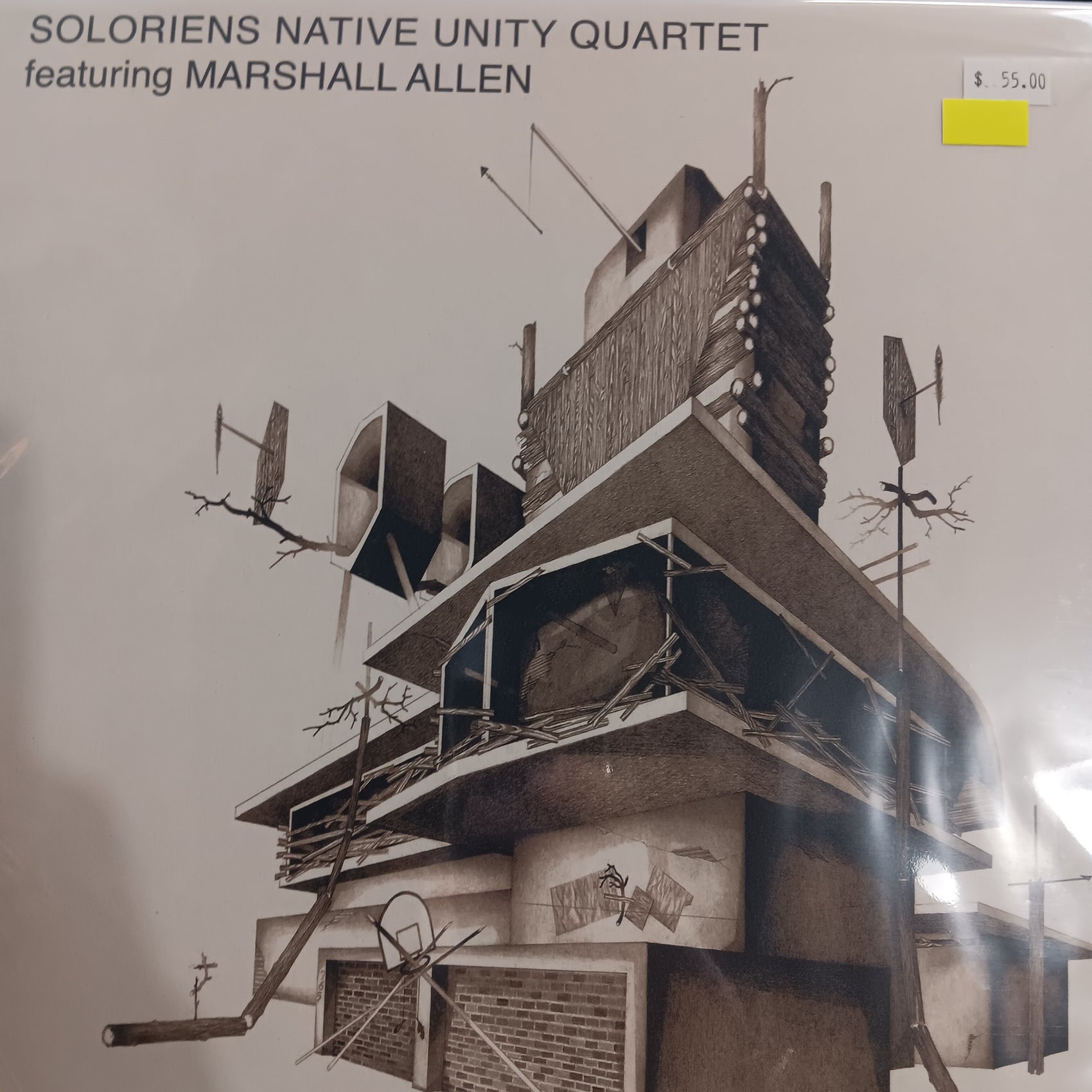 SOLORIENS NATIVE UNITY QUARTET FEATURING MARSHALL ALLEN - AERIALS AND ANTENNAS VINYL