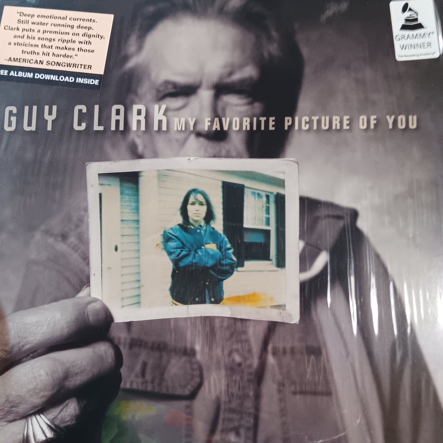 GUY CLARK - MY FAVOURITE PICTURE OF YOU (CLEAR/GREEN COLOURED) (USED VINYL 2013 US M-/M-)