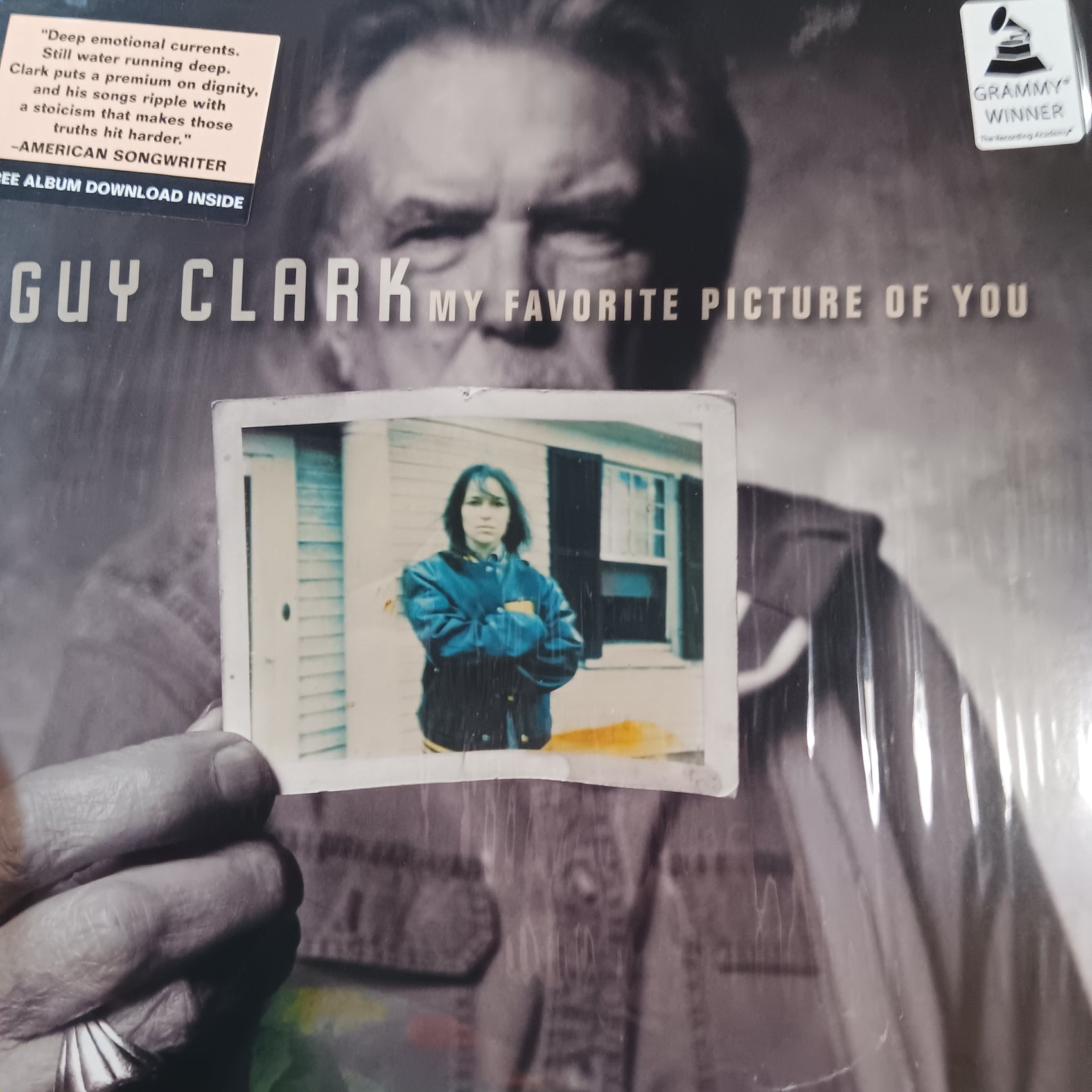 GUY CLARK - MY FAVOURITE PICTURE OF YOU (CLEAR/GREEN COLOURED) (USED VINYL 2013 US M-/M-)