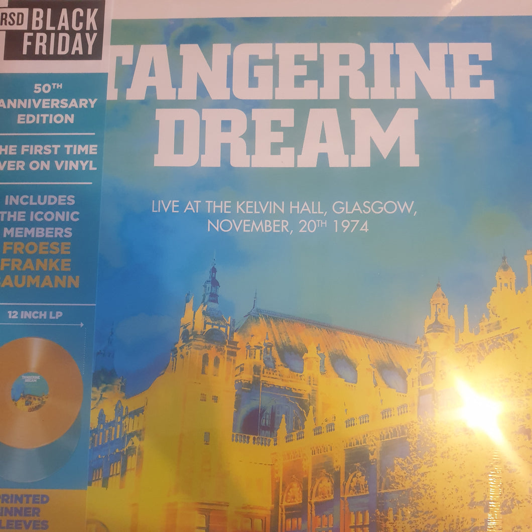 TANGERINE DREAM - LIVE AT KELVIN HALL (COLOURED) (2LP) RSD BLACK FRIDAY 2024 VINYL