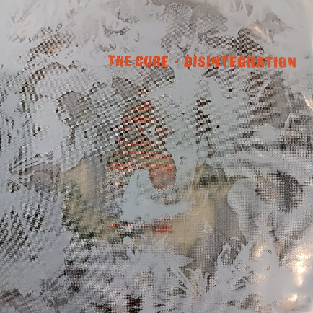 CURE - DISINTEGRATION (PIC DISC) (USED VINYL 1990 UK M-/M-)