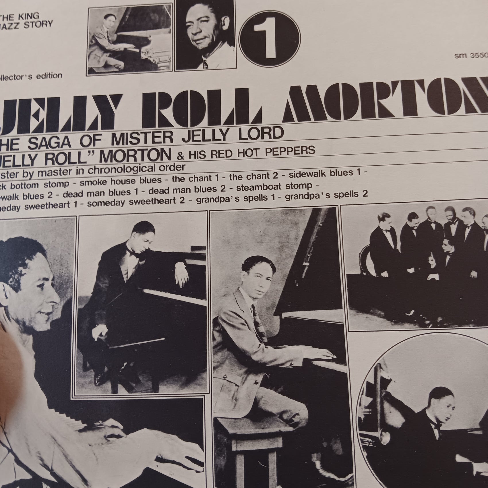 JELLY ROLL MORTON - THE IMMORTAL JELLY ROLL MORTON (USED VINYL 1981 ITALIAN M-/M-)