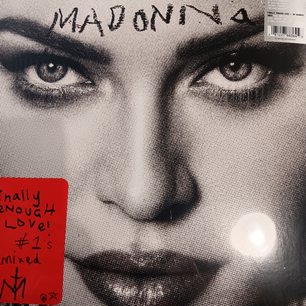 MADONNA - FINALLY ENOUGH LOVE (CLEAR COLOURED) (2LP) (USED VINYL 2022 WORLDWIDE M-/M-)