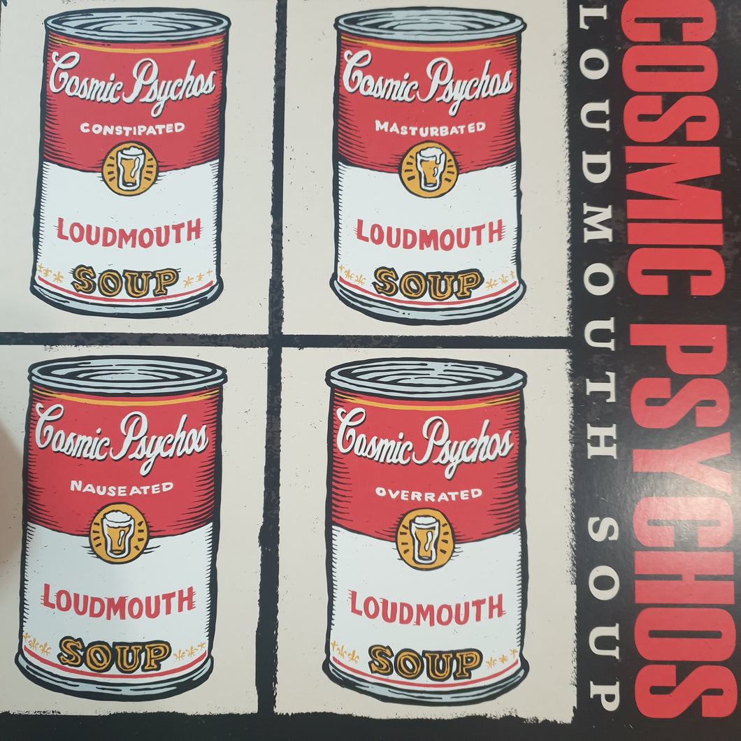 COSMIC PSYCHOS - LOUDMOUTH SOUP (RED COLOURED) (USED VINYL 2018 AUS M-/M-)