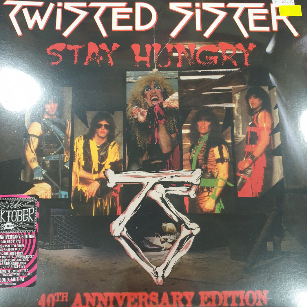 TWISTED SISTER - STAY HUNGRY (40TH ANNIVERSARY) (BLOOD RED COLOURED) (2LP) (ROCKTOBER PRESSING) VINYL