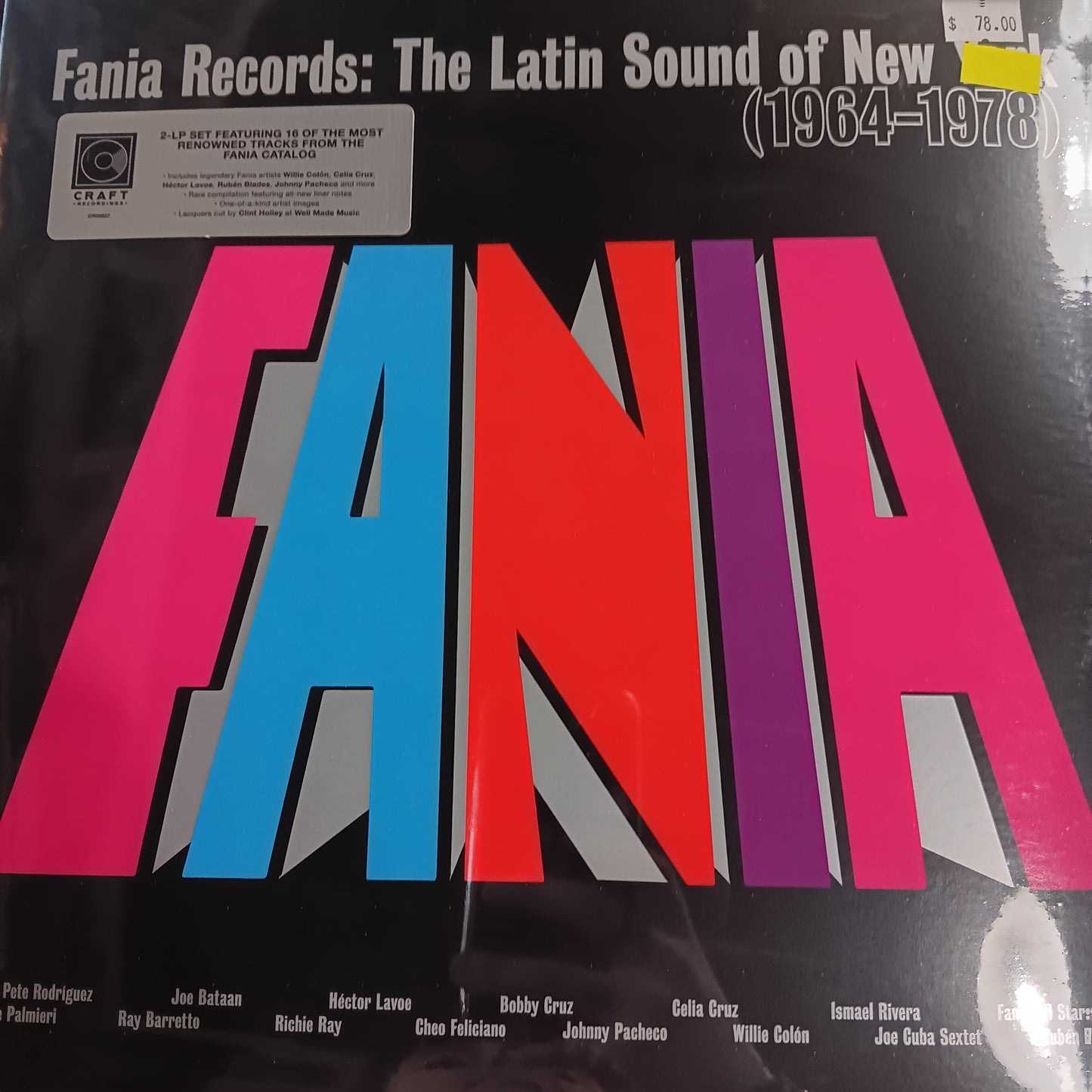 VARIOUS ARTISTS - FANIA RECORDS: THE LATIN SOUND OF NEW YORK (1964-1978) (2LP) VINYL