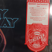 Load image into Gallery viewer, DONNY HATHAWAY - LIVE (RHINO RESERVE) VINYL
