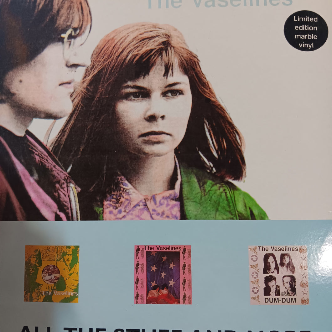 VASELINES - ALL THE STUFF AND MORE... (MARBLE COLOURED) (USED VINYL 1998 U.K. M-/EX+)