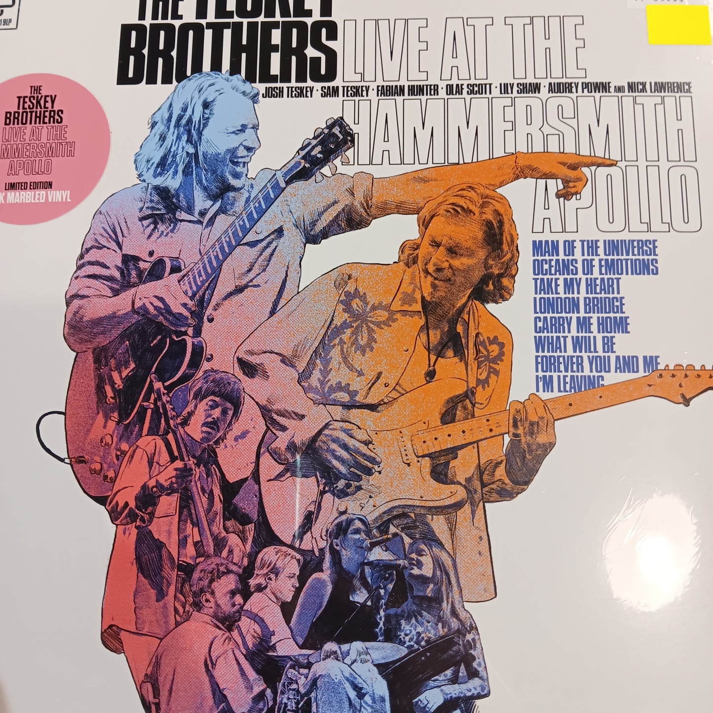 TESKEY BROTHERS - LIVE AT THE HAMMERSMITH APOLLO (PINK COLOURED) VINYL
