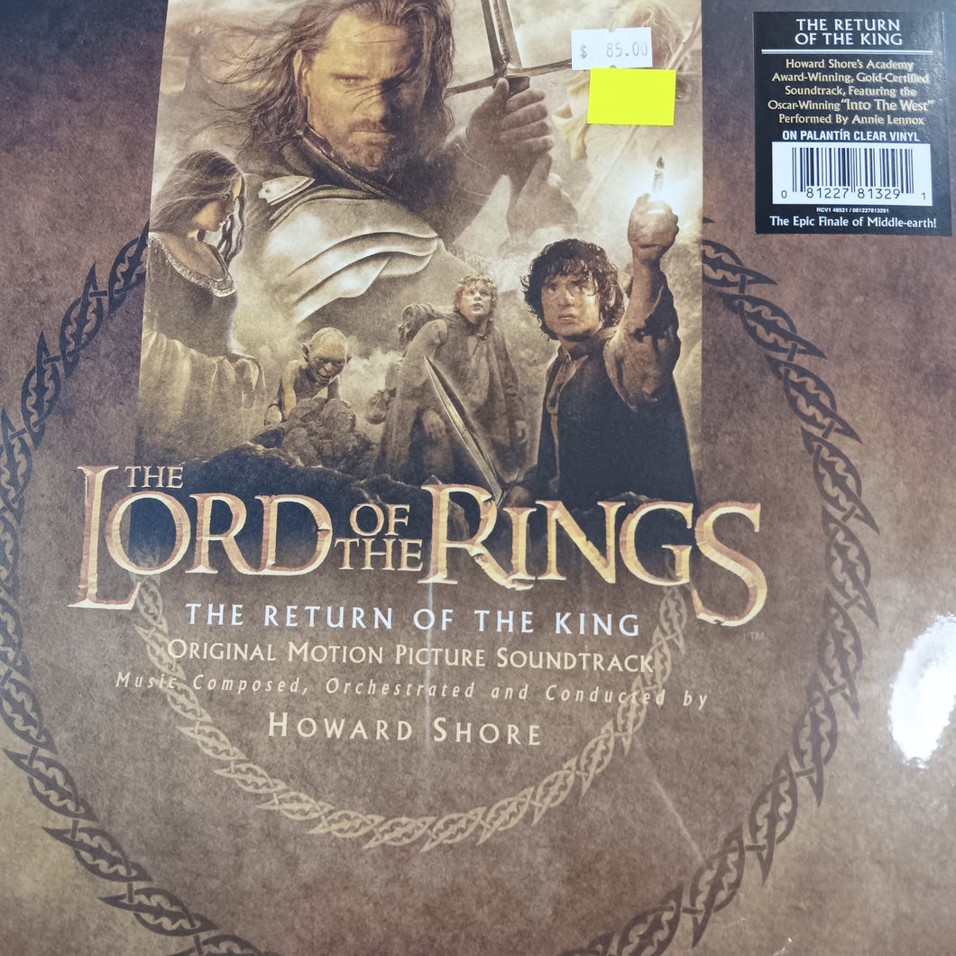 VARIOUS ARTISTS - LORD OF THE RINGS - THE RETURN OF THE KING O.S.T. (CLEAR COLOURED) (2LP) VINYL