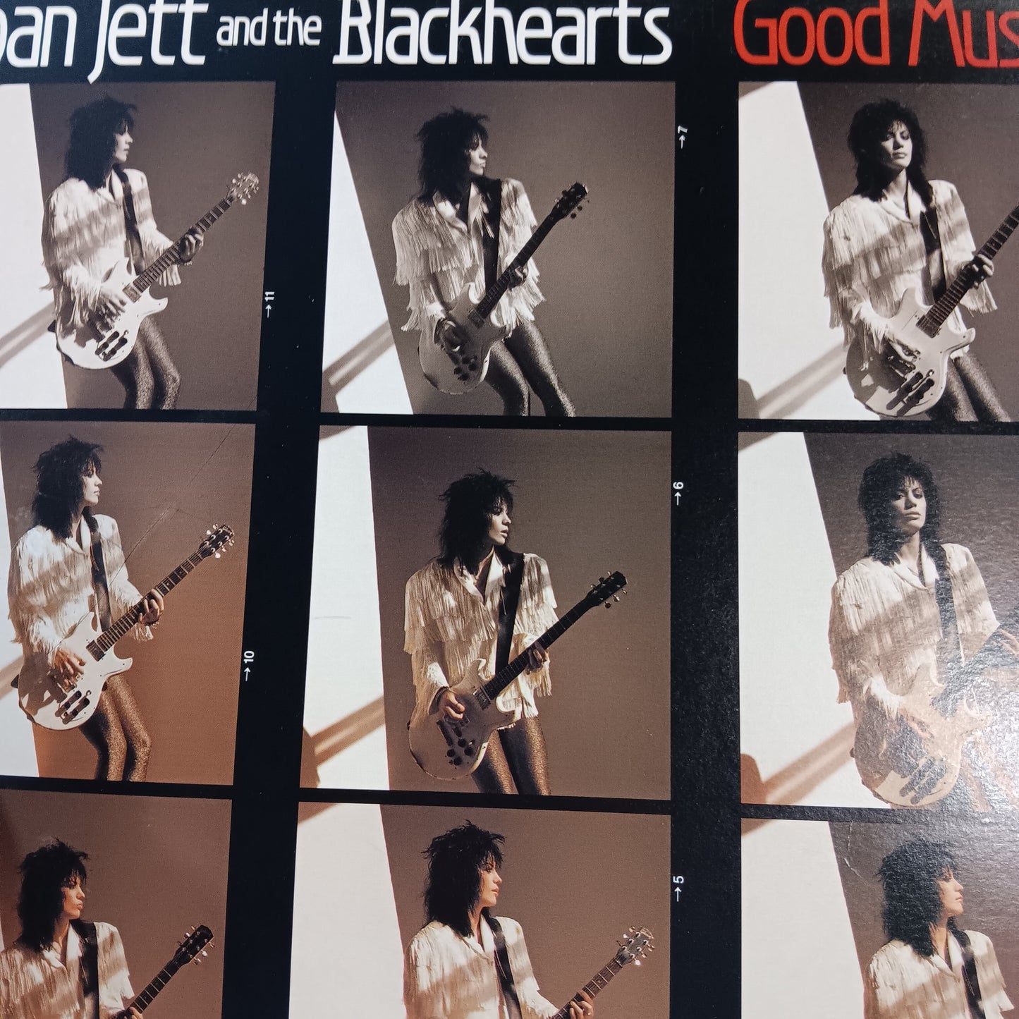 JOAN JETT AND THE BLACKHEARTS - GOOD MUSIC (USED VINYL 1987 AUS M- /M-)