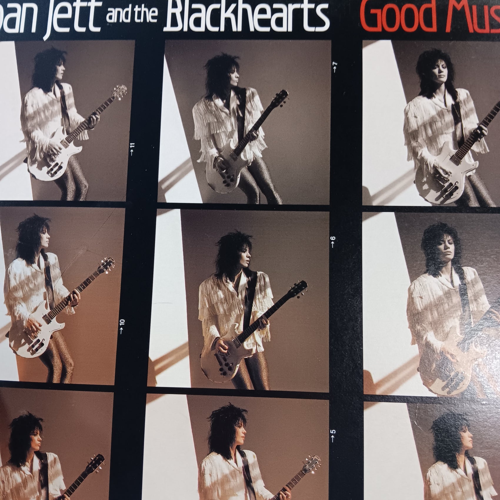 JOAN JETT AND THE BLACKHEARTS - GOOD MUSIC (USED VINYL 1987 AUS M- /M-)