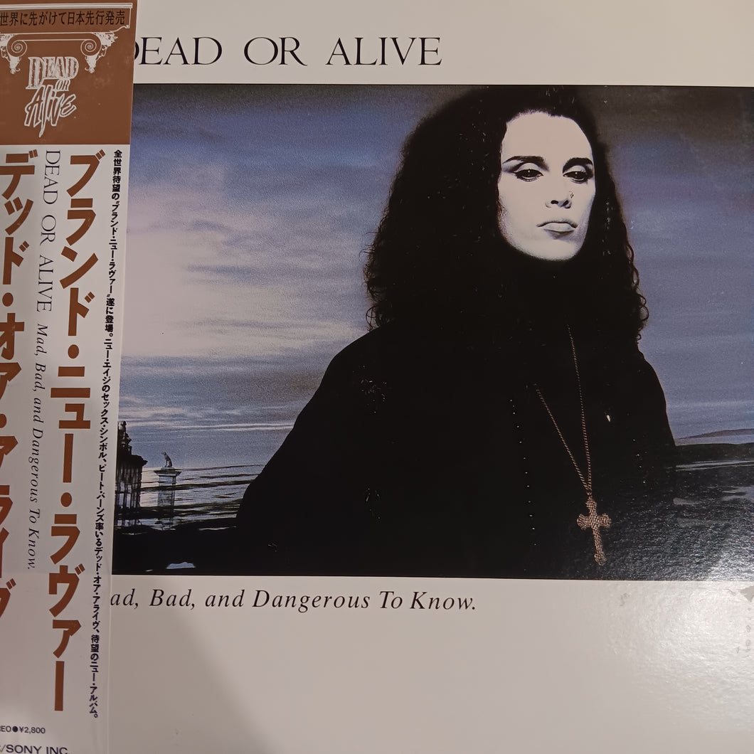 DEAD OR ALIVE - MAD, BAD AND DANGEROUS TO KNOW (USED VINYL 1986 JAPANESE M-/EX)