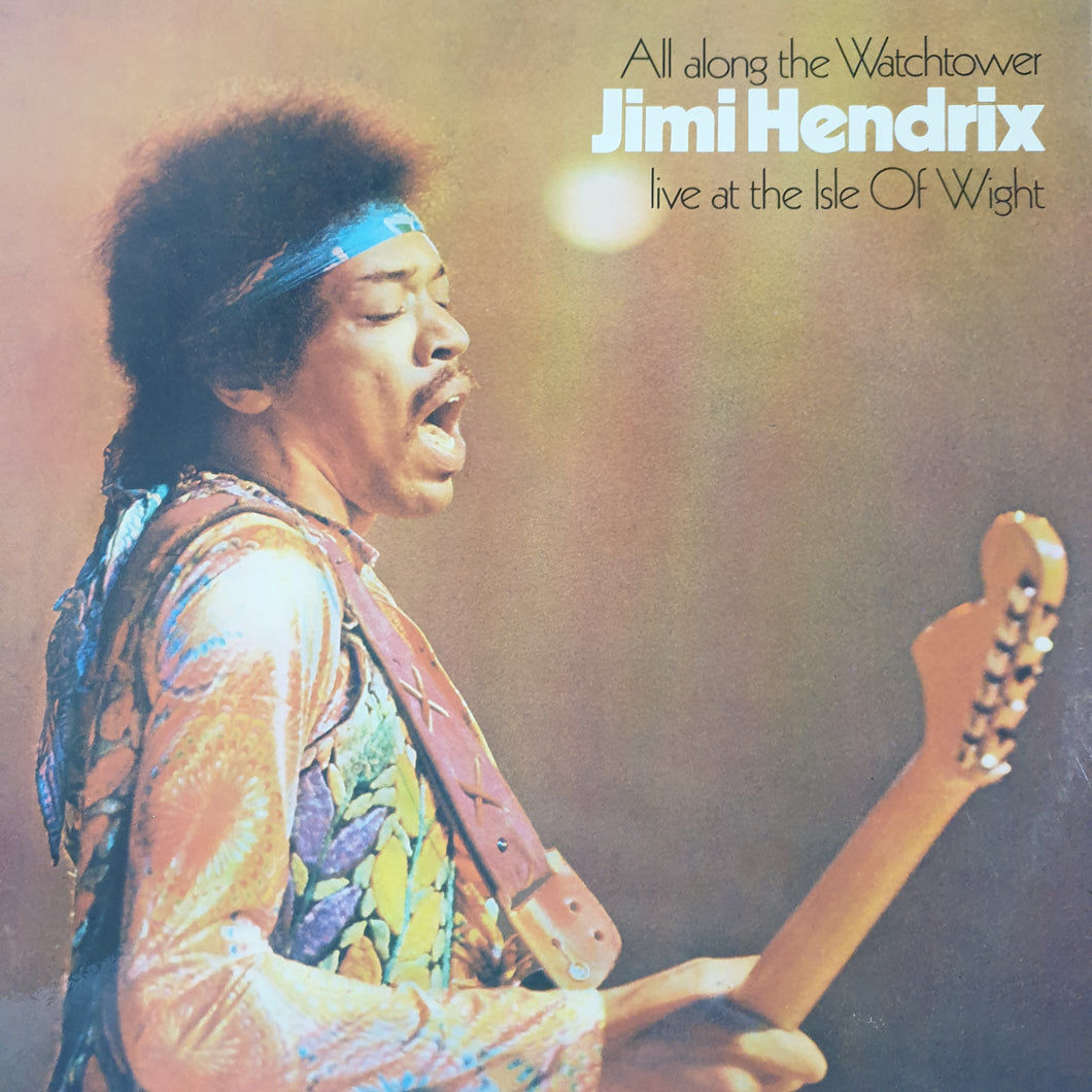 JIMI HENDRIX - ALL ALONG THE WATCHTOWER: LIVE AT THE ISLE OF WIGHT (USED VINYL 1975 AUS M-/EX)
