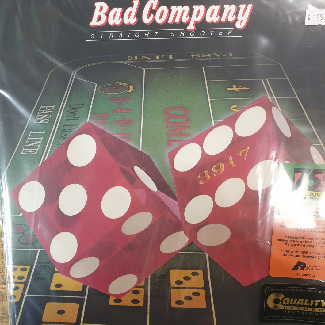 BAD COMPANY - STRAIGHT SHOOTER (2LP) (75TH ANNIVERSARY ATLANTIC PRESSING) VINYL