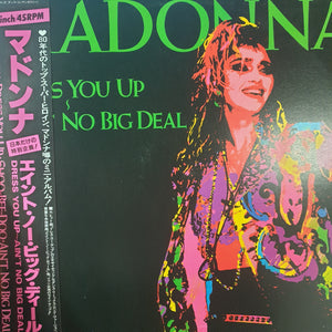 MADONNA - DRESS YOU UP... AINT NO BIG DEAL (12") (USED VINYL 1985 JAPANESE M-/M-)