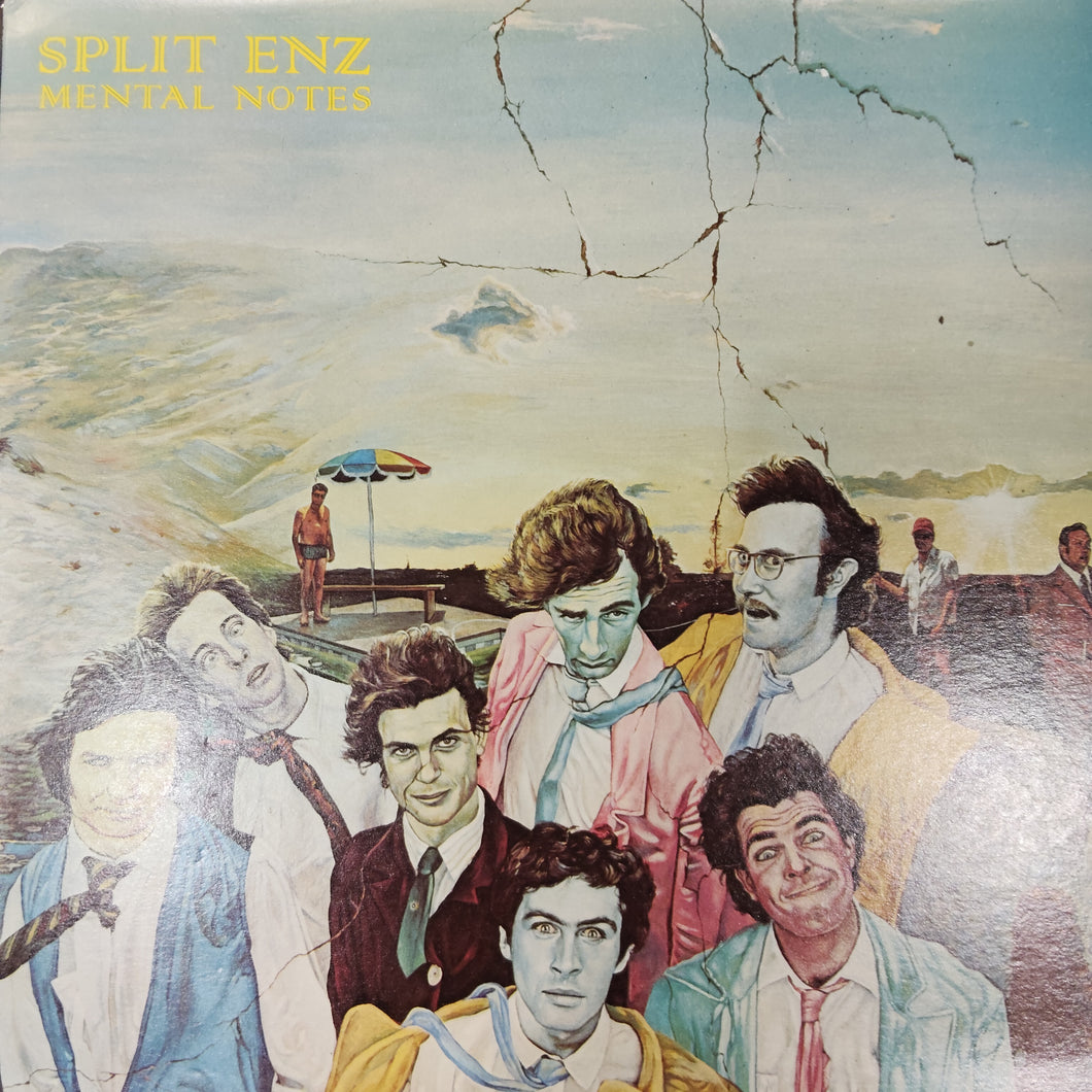 SPLIT ENZ - MENTAL NOTES (USED VINYL 1983 AUS M- EX+)
