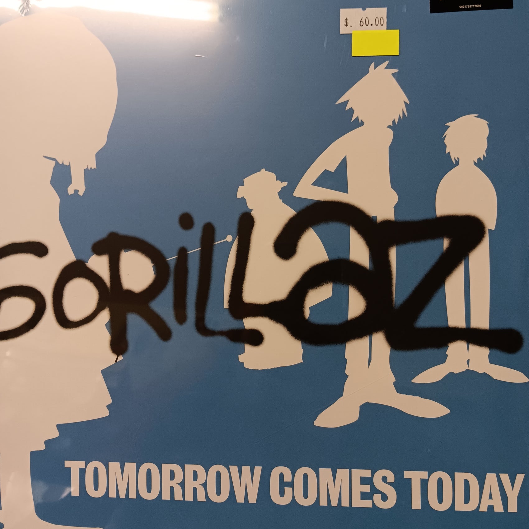 GORILLAZ - TOMORROW COMES TODAY (WHITE AND BLUE COLOURED) VINYL
