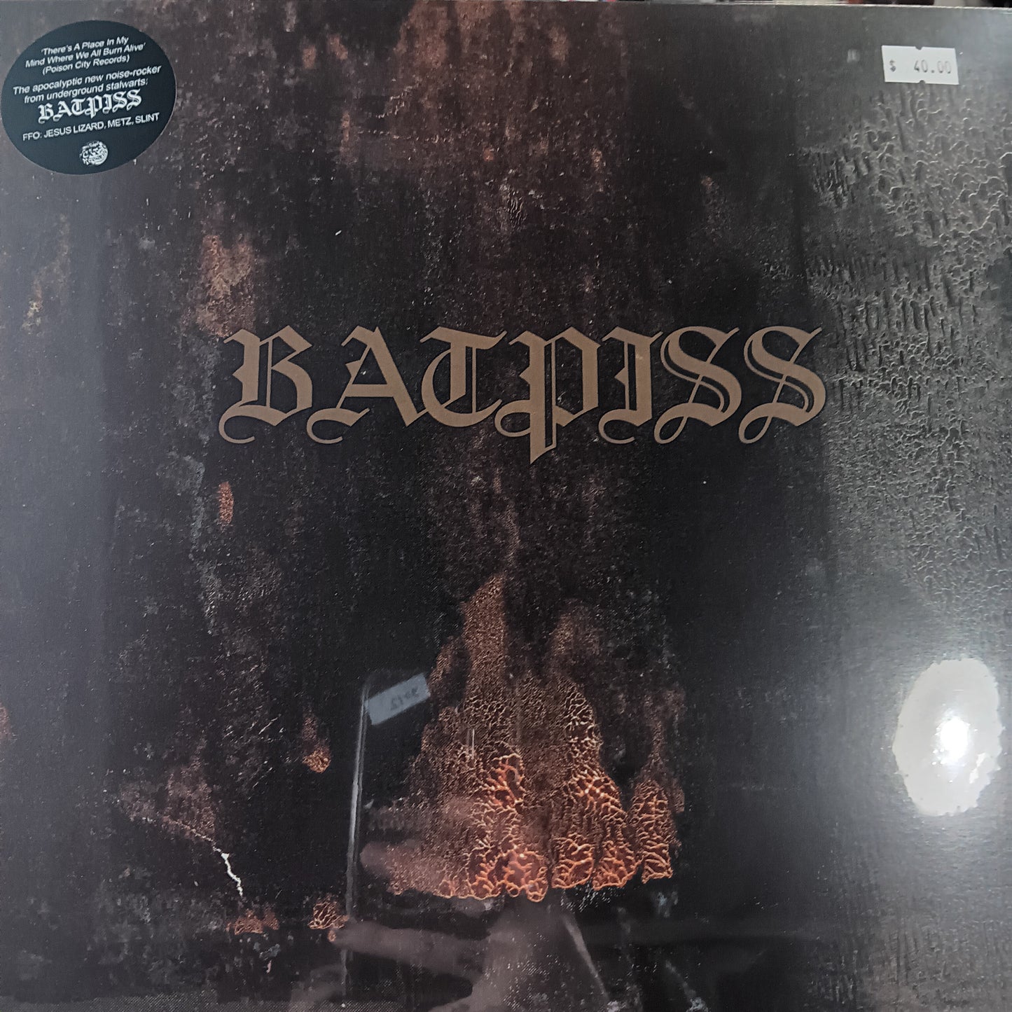 BATPISS - THERES A PLACE IN MY MIND WHERE WE ALL BURN ALIVE VINYL