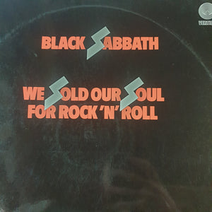 BLACK SABBATH - WE SOLD OUR SOUL FOR ROCK N ROLL (2LP) (USED VINYL 1975 AUS EX/EX+)