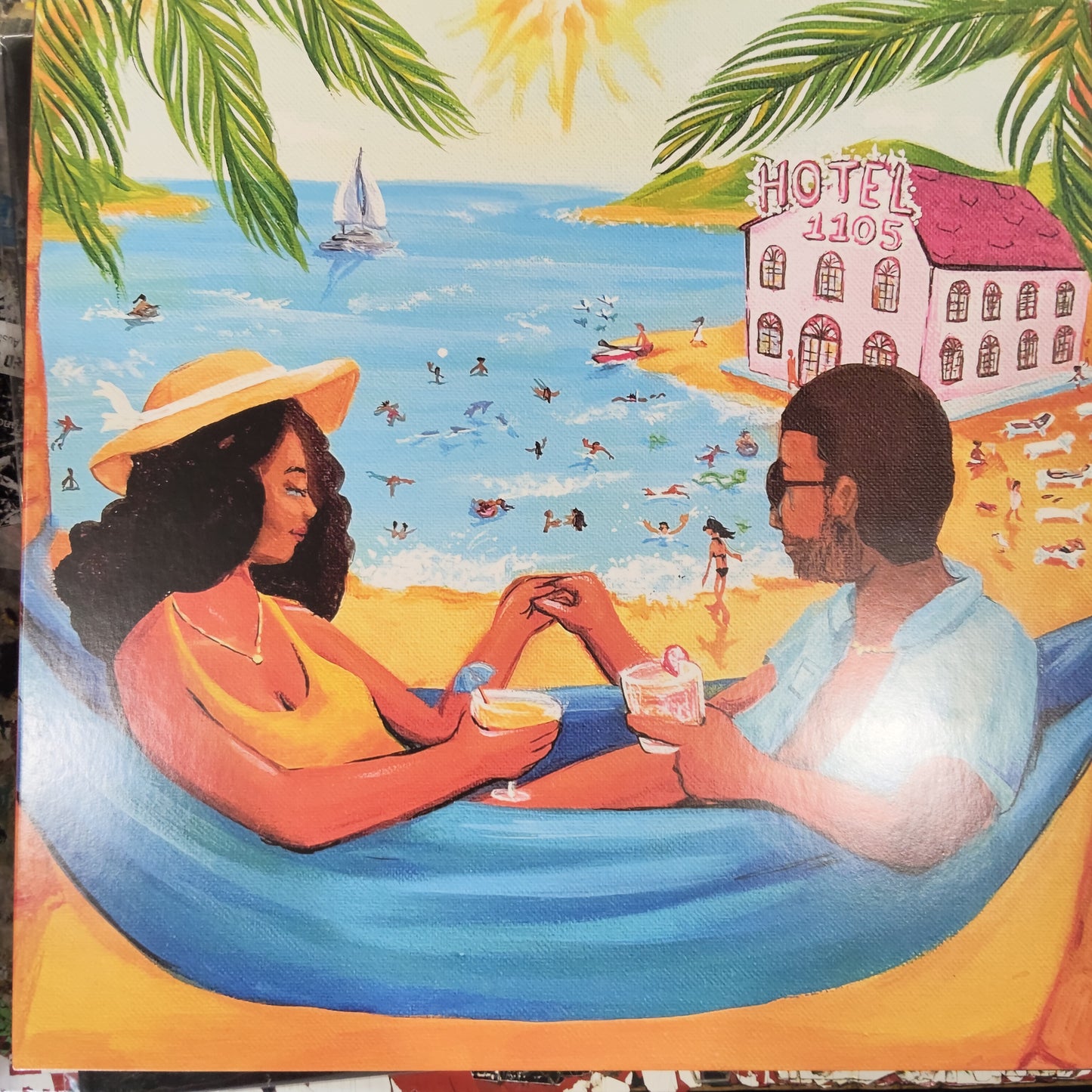 D2X - HOTEL 1105 (USED VINYL 2024 U.S. SERIALISED RED M- M-)