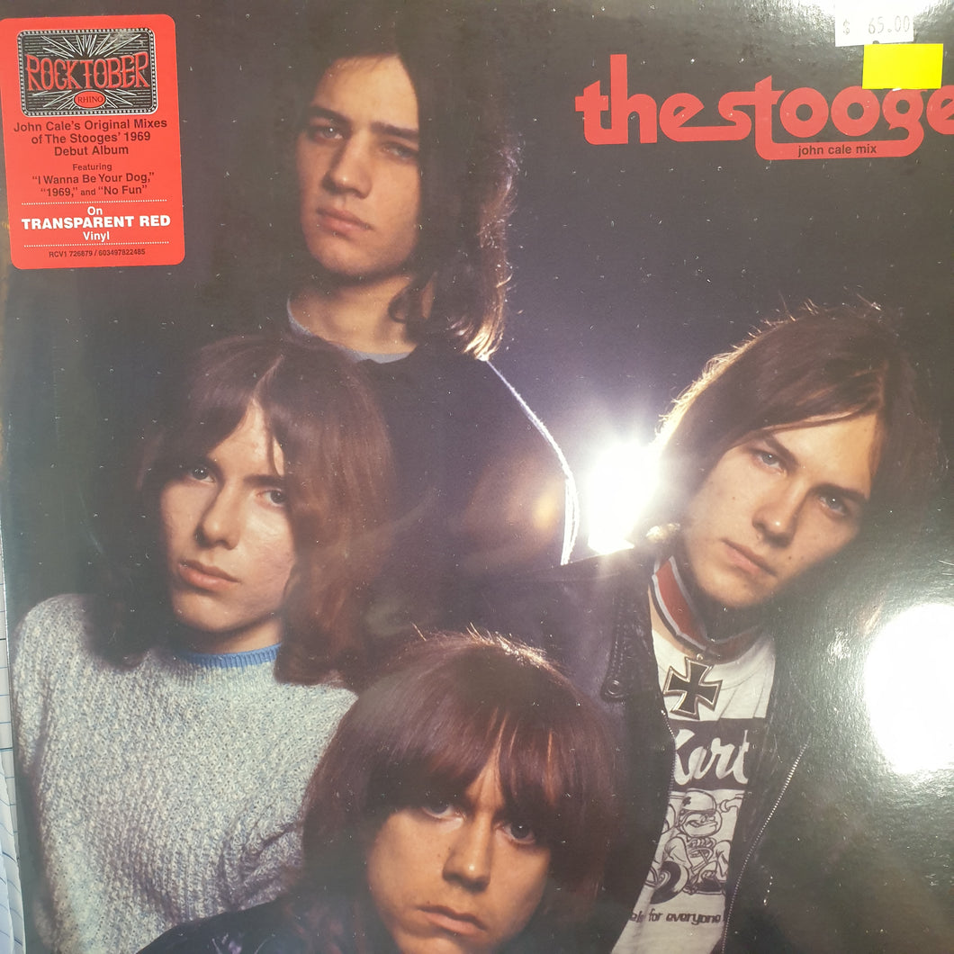 STOOGES - SELF TITLED: JOHN CALE MIX (RED TRANSLUCENT COLOURED) (ROCKTOBER PRESSING) VINYL