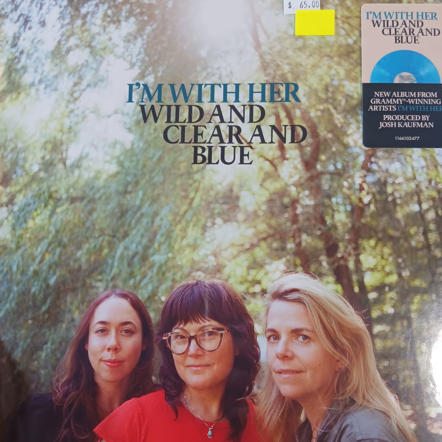 IN WITH HER - WILD AND CLEAR AND BLUE (BLUE COLOURED) VINYL